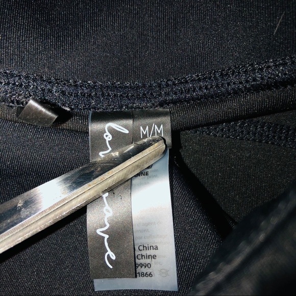 Revolve Athletic Bike Shorts by Lovewave Black M High Rise longline - Picture 10 of 12